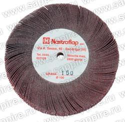 Щетка лепестковая  Ф100х15х8 Р220