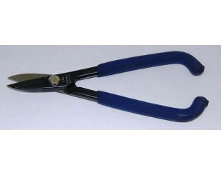Ножницы по металлу  прямые 182, L-180 мм (темно-синие)
