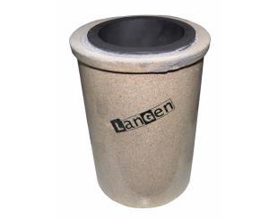 Тигель керамико-графитовый LANGEN F12 L-180мм, d-131мм